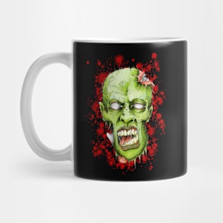 Zombie - Dislocated Jaw with Splatter Mug